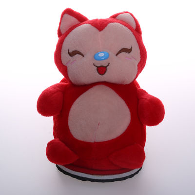30cmピンク アカギツネのPlush柔らかい漫画のスリッパのPlush家の装飾