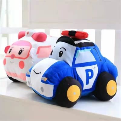 25cm Ecoの友好的な綿のPollyの救急車のPlushパトカーの男の子のギフト