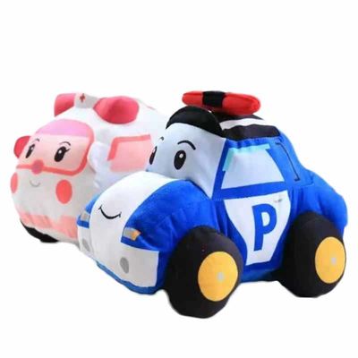 25cm Ecoの友好的な綿のPollyの救急車のPlushパトカーの男の子のギフト