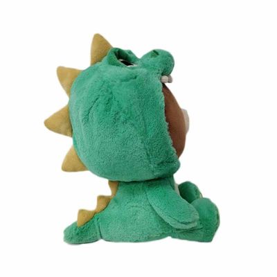 わに帽子のテディー・ベアのPlushおもちゃの女の子はぬいぐるみのおもちゃを環境的に
