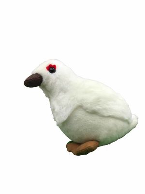 シミュレーションの白い鳩の小さい鳥はぬいぐるみのPlushおもちゃを