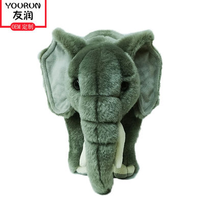 50cmの高いシミュレーション象のPlush人形灰色象の柔らかいおもちゃ