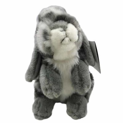 30cmの高いシミュレーションのウサギのPlush人形の灰色はバニーのバレンタイン デーのギフトを詰めた