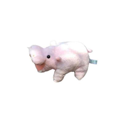 赤ん坊の子供のピンクのカバはぬいぐるみのPlushおもちゃを