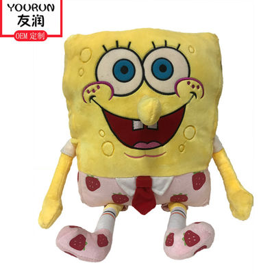 OEMの日本製アニメのプラシ天は40cm SpongebobのPlush枕子供の誕生日プレゼントをもてあそぶ
