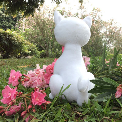 40CMのシミュレーションの白い猫の柔らかいおもちゃはぬいぐるみのPlushおもちゃによってカスタマイズされたギフトを