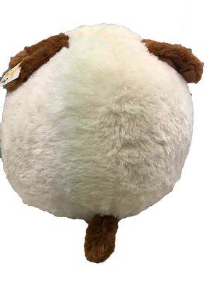 かわいく白いコーギーのベッドOEMのためのPlush睡眠の枕はPlush家の装飾をカスタマイズした