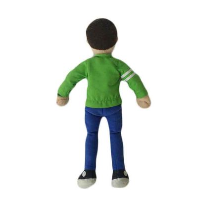 35cmの緑のスポーツの人形のPlush詰められたおもちゃの多彩でかわいく柔らかいおもちゃのギフト