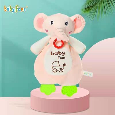 0-3小さい赤ん坊のプラシ天の睡眠のおもちゃ年はカスタマイズされる友好的なアヒル象のギフトの皮を剥ぐ