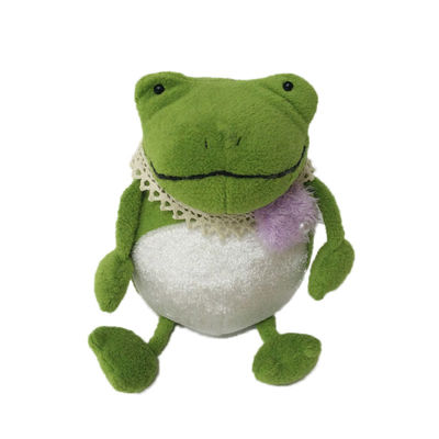 家の装飾のためのAnimal Plush Toys Baby緑カエルの王子のPlushおもちゃ