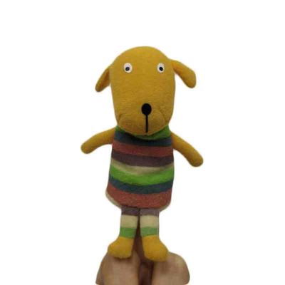 性能はPlush指のパペットを育てる子供の相互作用の柔らかいおもちゃの付属品を支える