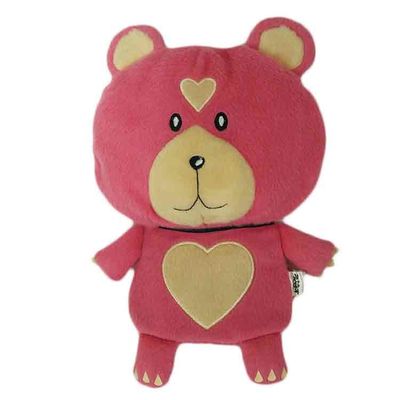 赤く小さいくまはぬいぐるみのギフトカード帯出登録者のPlush帯出登録者の柔らかいおもちゃの付属品を