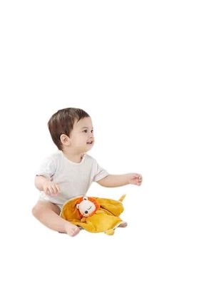 0-1タオルを慰めている歳の新生のぬいぐるみPlush手パペットおもちゃの赤ん坊