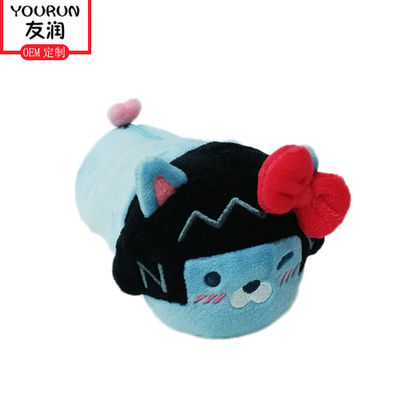 OEM 25cmのかわいいPlush鉛筆袋の大容量の簡単な女の子の文房具箱