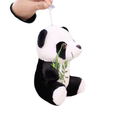 吸盤の吊り下げ式のパンダくまのぬいぐるみ