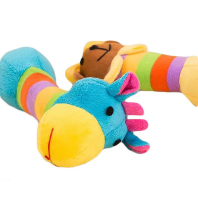 かみ傷の抵抗力があるモル犬はPlushおもちゃを吠えさせる音20cmが付いているPlush枕をかわいがる