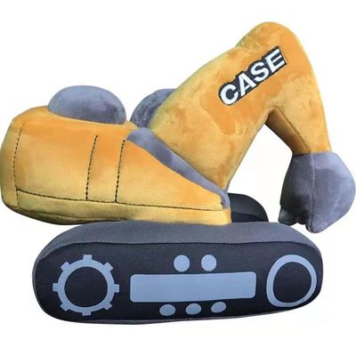 掘削機のホック機械子供のPlushおもちゃ車の男の子の睡眠の枕