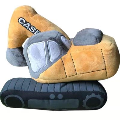 掘削機のホック機械子供のPlushおもちゃ車の男の子の睡眠の枕