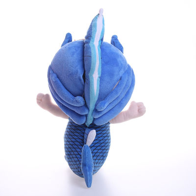 と眠る赤ん坊のための20cmの青いPlush人魚のぬいぐるみ