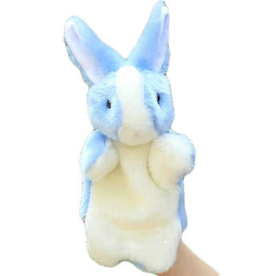 100% PPの綿のウサギのパペット プラシ天は早い教育Plush手パペットをもてあそぶ