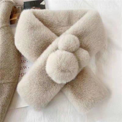 50cmの美しく暖かい学生のPlushスカーフ