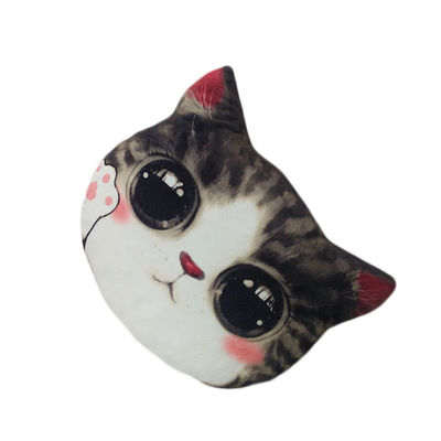 Plush猫の枕猫の鳴き声の星のPlushソファーを印刷する3DはPlush家の装飾を緩和する