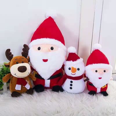クリスマスのアメリカヘラジカは木の装飾のためのぬいぐるみの現在のクリスマスのPlushおもちゃを