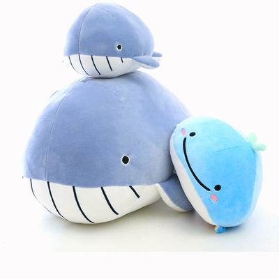 淡いブルーの魚はPlushおもちゃを詰めた