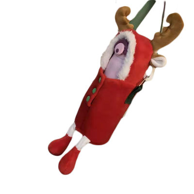 クリスマスのシカのThermosのPlushコップはかわいい投げられた水コップPlushカバーをカバーする