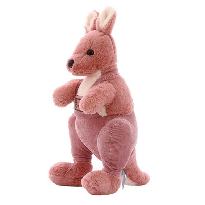 ウサギの毛のカンガルーはPlushおもちゃの女の子の誕生日プレゼントの赤ん坊の睡眠の枕を詰めた