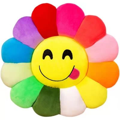 35*35cmの多彩なヒマワリによって詰められるPlushおもちゃはオフィスの椅子のクッションを置く