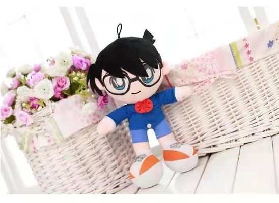 40cmの青い探偵ConanのPlush人形の漫画のプラシ天は子供の誕生日プレゼントをもてあそぶ