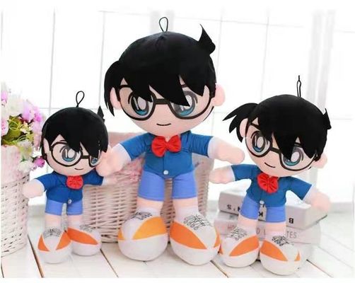 40cmの青い探偵ConanのPlush人形の漫画のプラシ天は子供の誕生日プレゼントをもてあそぶ