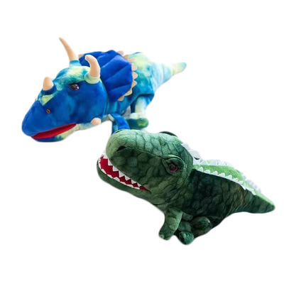 イルカ手パペットPlushおもちゃは親子供のための口の手袋のパペットを開ける