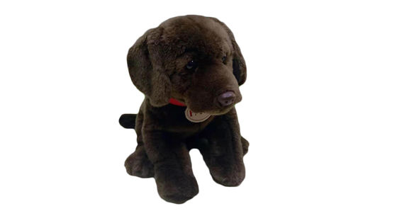 30cmブラウン犬のPlushおもちゃの子供の慰めの注文犬のぬいぐるみ