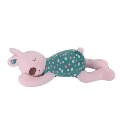 40cmの柔らかい動物のPlushおもちゃの睡眠のウサギのPlush枕コーヒーかピンク