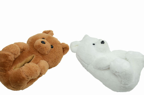 27.5cmはPlushパッドを入れられた靴の屋内Plush動物のスリッパのPlush家の装飾をつなぐ