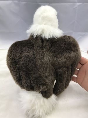 白い先頭に立たれたワシはPlushおもちゃ100% PPの綿30cmをまたはカスタマイズされて詰めた