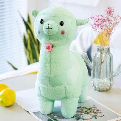 ポリプロピレンの綿の詰物が付いている40cmのPlushアルパカによって詰められるおもちゃ