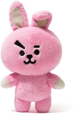25cmのピンクのウサギのPlush人形をなだめている無臭の赤ん坊