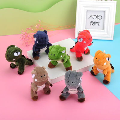 OEMの小型漫画の恐竜のKeychainのPlushおもちゃ