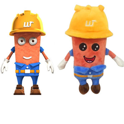 ISO9001ポリプロピレンの綿によって満たされるPlushマスコットのおもちゃ