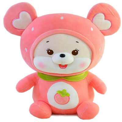 絶妙な反変形のフルーツのマウスのPlushおもちゃ25cm
