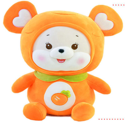 絶妙な反変形のフルーツのマウスのPlushおもちゃ25cm