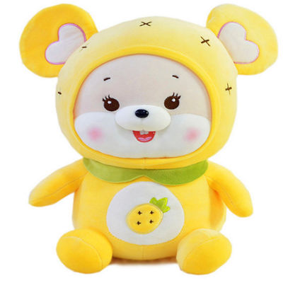 絶妙な反変形のフルーツのマウスのPlushおもちゃ25cm