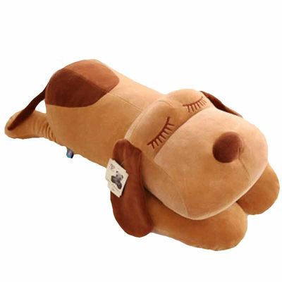 EN71 50cmのポリプロピレンの綿は短いPlush犬のおもちゃを満たした