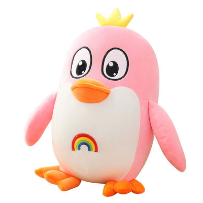 OEM手家の装飾のための洗濯できる20cmのピンクのペンギンのPlushおもちゃ