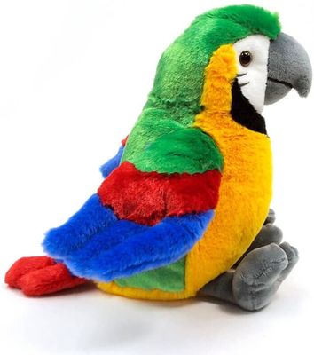 詰まるポリエステル線維が付いているシミュレーションのコンゴウインコのPlushおもちゃ