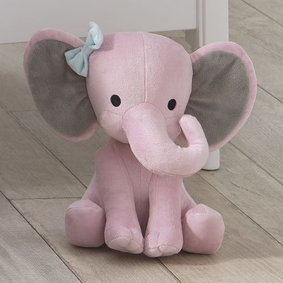 ISO9001大きい耳を搭載する着席象のPlushおもちゃ
