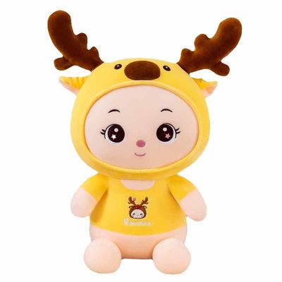 子供のためのポリプロピレンの綿の詰物のギフトが付いている35cmのシカのPlushおもちゃ35cm